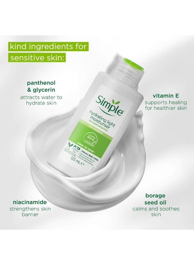 Simple Hydrating Light Daily Face Moisturizer, 125Ml - Image 4